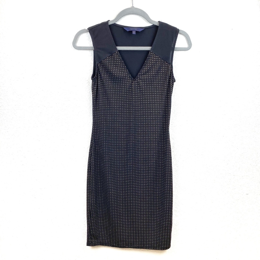 Rachel Roy Black x Gold Studded Dress Size XS